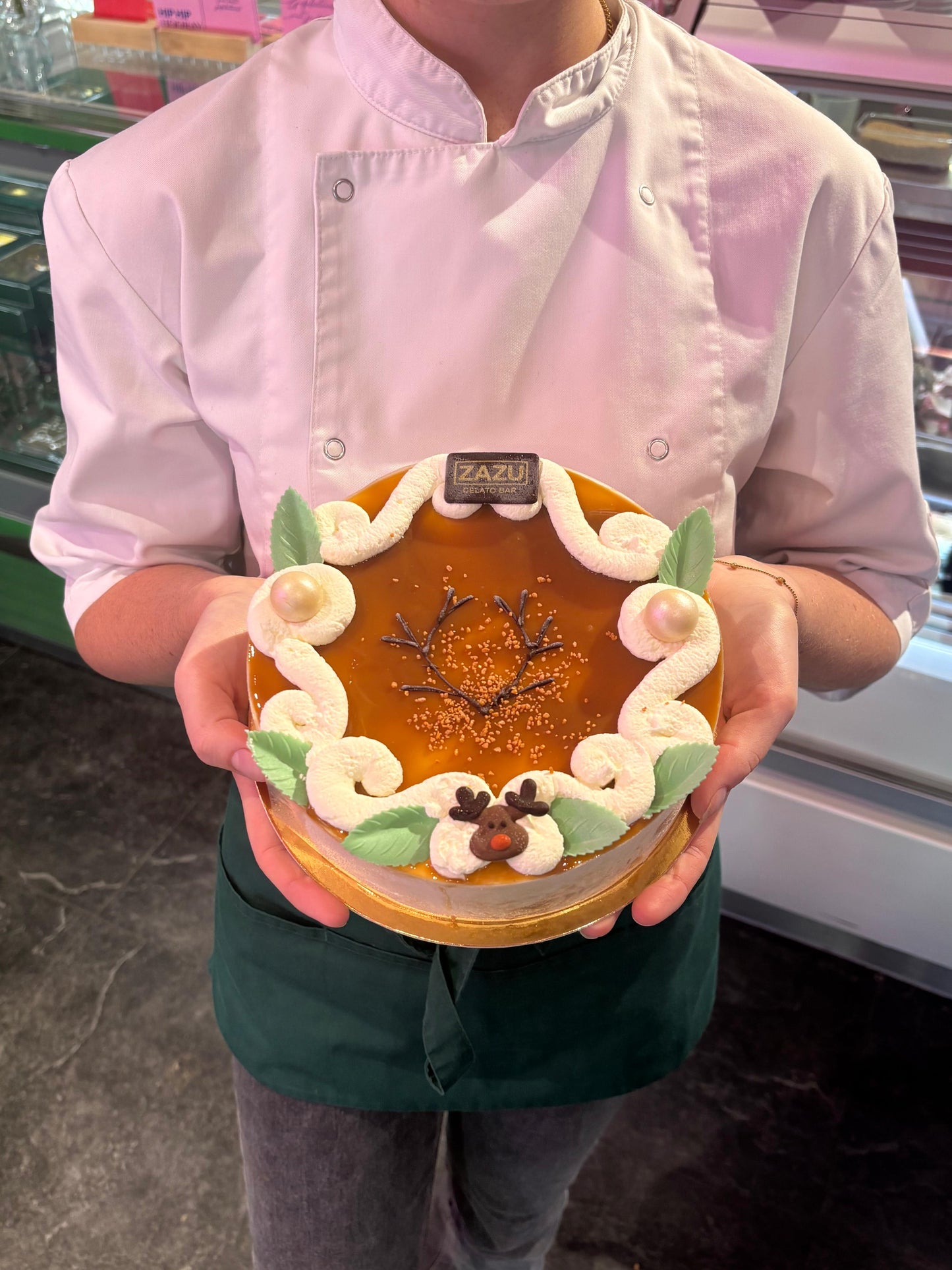 Kerst ijstaart Baileys + Vanille  8-10 personen